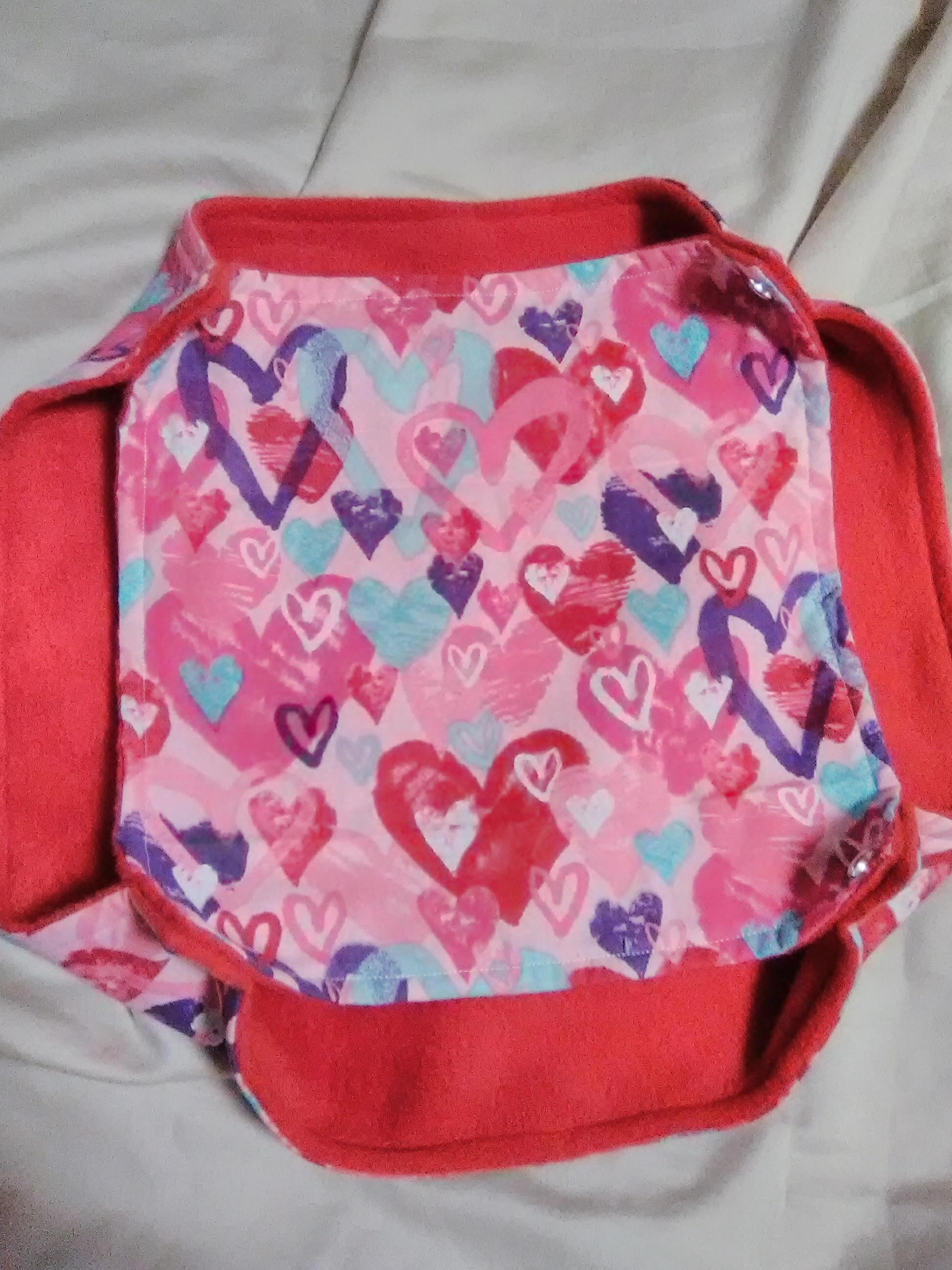 Small Bunk Bed - Painted Hearts Small Bunk Bed - Painted Hearts